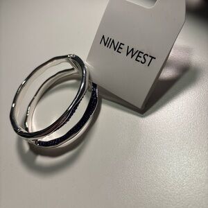 Nine West Silver Bracelet with Violet Highlights
